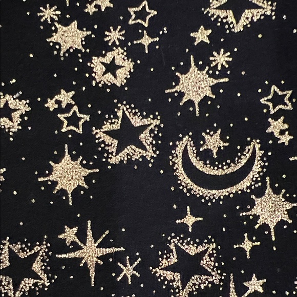 Torrid Black and Gold Celestial Print Leggings NEW - Picture 6 of 7